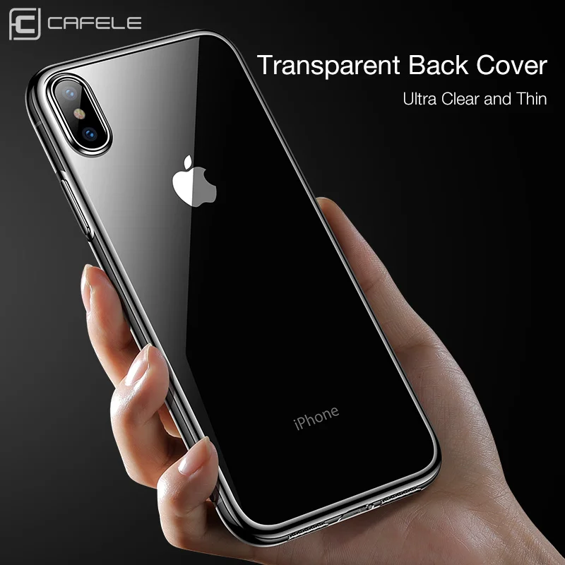 Чехол CAFELE для iPhone 11 Pro Max XS XR силиконовый цветной чехол с покрытием прозрачная