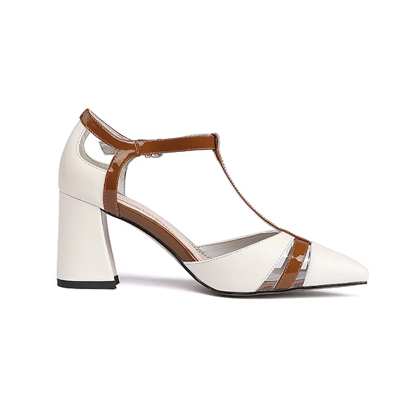 beige SOPHITINA/модные разноцветные босоножки; пикантные удобные новые туфли с острым носком на квадратном каблуке; женские босоножки специального дизайна; MO92 - Цвет: beige
