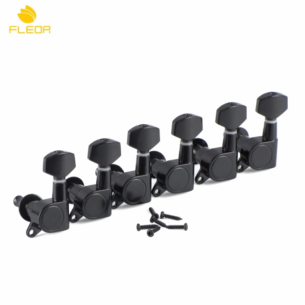 Набор черных герметичных колышек для акустической электрогитары колышки ключи