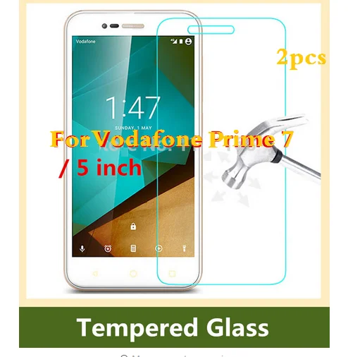 Закаленное стекло для Vodafone Smart Prime 7 2 шт. Защитная пленка экрана VFD600 | Мобильные
