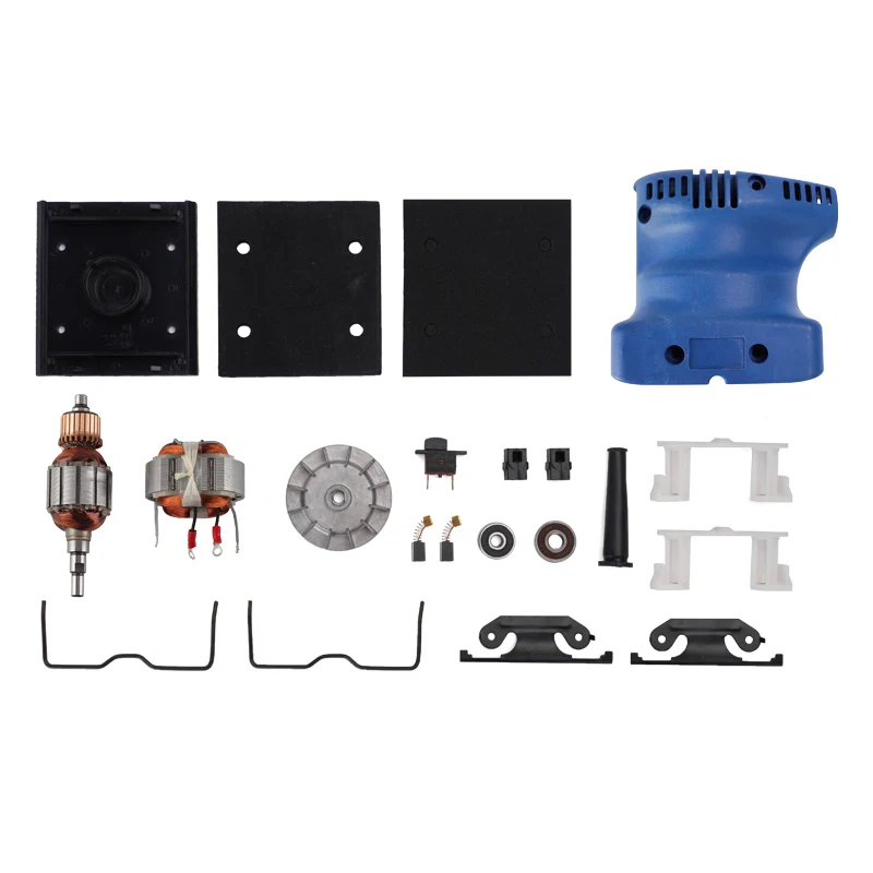 Аксессуары для шлифовального станка, ротор, статор, подшипник, Проволочная втулка, губчатая основа, углеродная щетка и т. д. Для Makita BO4510