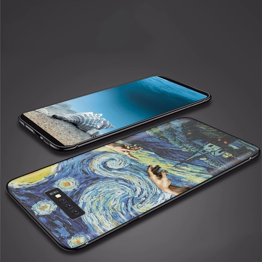 Чехол с рисунком Ван Гога для Samsung Galaxy S20 S10 S9 S8 S7 S6 Plus Note 9 8 M30 M20 M10 Edge Lite Ultra|Бамперы| |