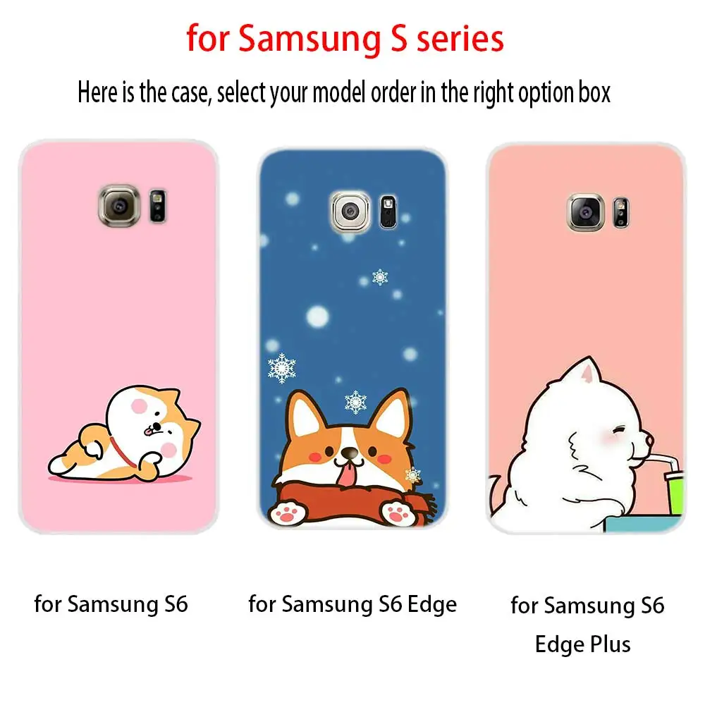 Милые Косплей shiba корги собака силиконовый чехол Обложка для samsung Galaxy S10 плюс S8 S9 плюс S7 S6Edge S5 Примечание 10 8 9 телефон S10 E S9 S8 S7 S6