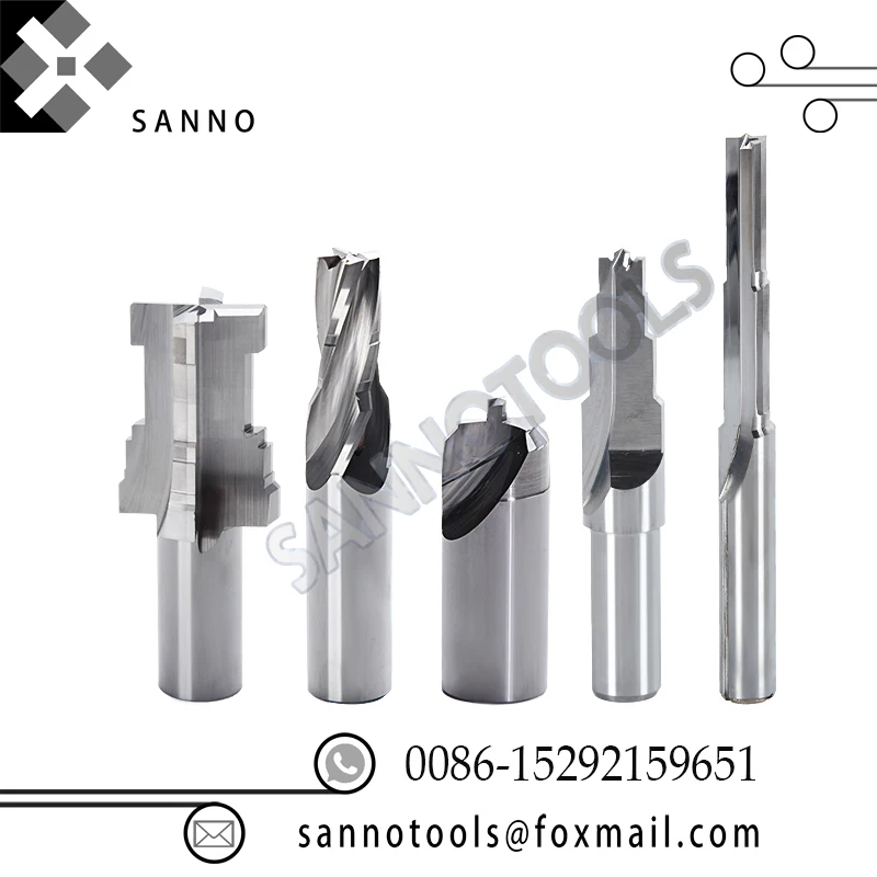 Tungsten steel hard carbide cutter tools customized various type dovetail milling cutters or other end mills with high precision