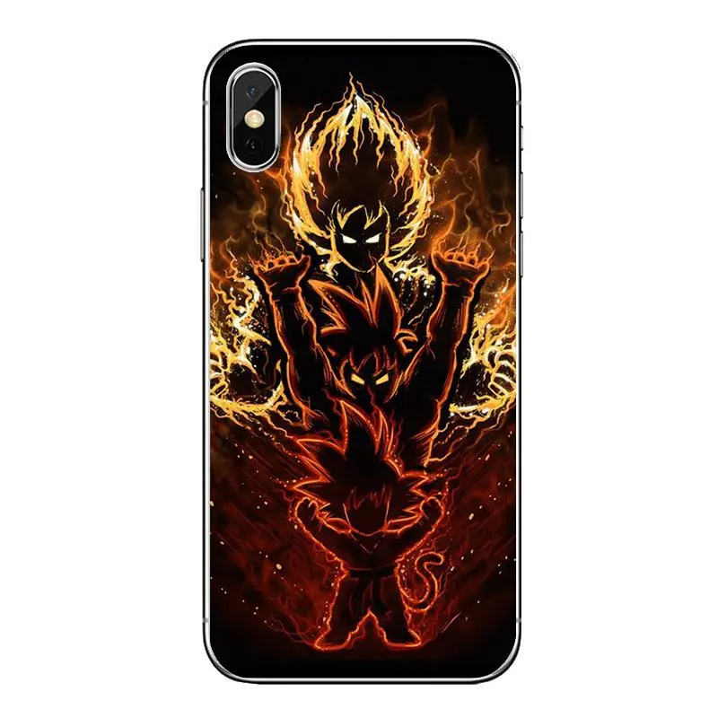 DRAGON BALL Z Супер Saiyan Бог Сон Гоку Силиконовые телефон Обложка сумка для Xiaomi mi A1 A2 5X6X8
