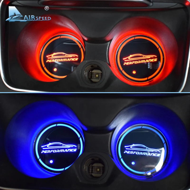 Airspeed 2 шт. светодиодный подстаканник для BMW G30 F30 F34 F20 F10 F15 F16 F25 F26 F07 F48 E70 E90 E92 E60 E84