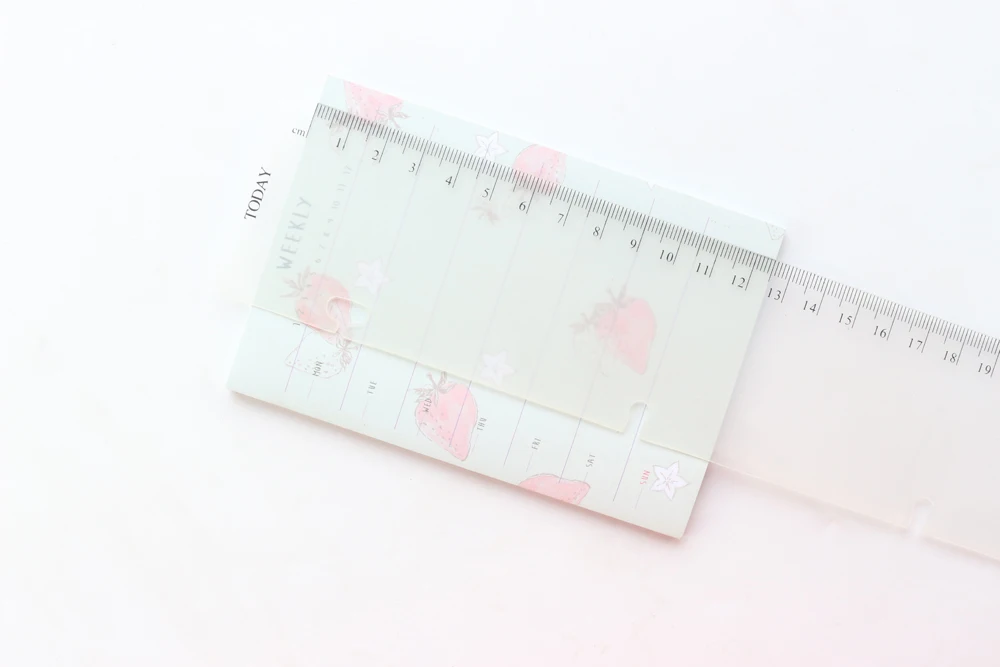 Domikee конфеты фруктовый узор школьников липкий еженедельник блокнот канцелярские принадлежности, kawaii портативный блокнот для детей