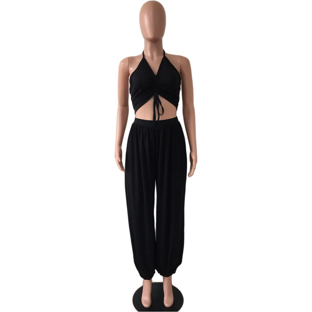 Сексуальный боди с лямкой через шею женский комбинезон Летний сексуальный