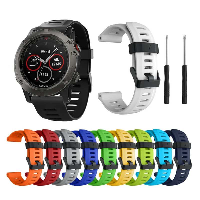 26 22 20 мм ремешок для часов Garmin Fenix 5X 5 5S Plus 3 HR Forerunner 935 часы быстросъемные