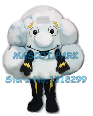

lightning cloud mascot costume for adult wholesale cartoon dark black clouds theme anime cosply costumes carnival 2838