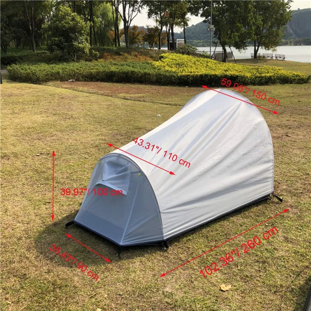 Горячая одиночный человек Swag палатка, личный Bivy палатка. CZX-300 легкий альпинистский туннельный тент для кемпинга, пеших прогулок, треккинга