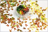 sttl 85 7mm size amazing bullion oliver green color rabbit head shaped sequins for nail art or diy decoration 1pack50g