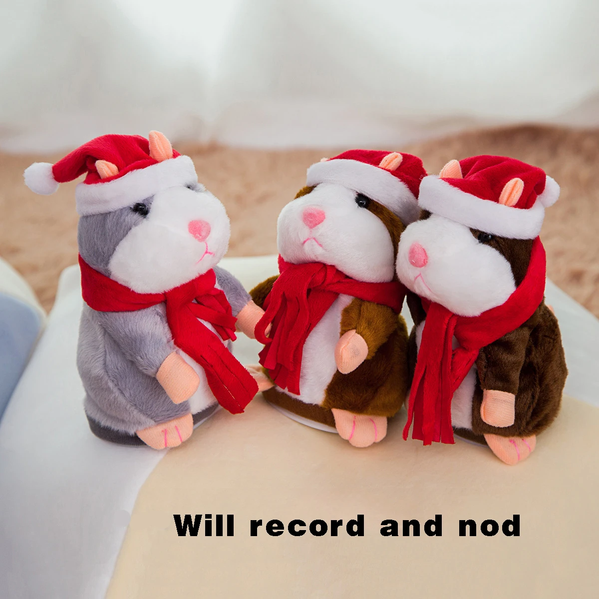 Смешной милый мягкий чехол подарок ко Дню Святого Валентина Запись Хомяк дети