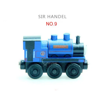 Магнитный деревянный Паровозик Emily Train, магнитные игрушки, рождественский подарок для детей, деревянные дорожки для детей - Цвет: NO9