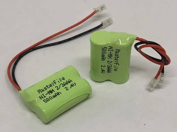 MasterFire 6 упак./лот новые ni-mh 2/3AAA 2,4 V 500mAh ni-mh 2/3 AAA аккумуляторы для беспроводного телефона с вилками