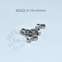 bearing 10pcs 623zz 3104mm free shipping chrome steel metal sealed high speed mechanical equipment parts