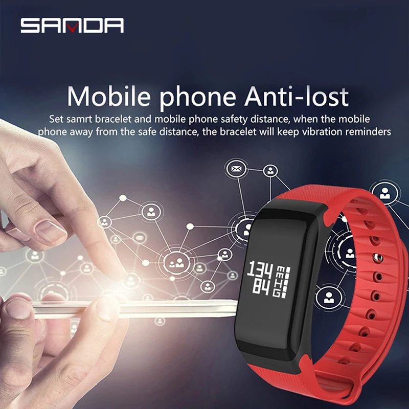 Смарт часы SANDA мужские с пульсометром тонометром и Bluetooth|Мужские электронные