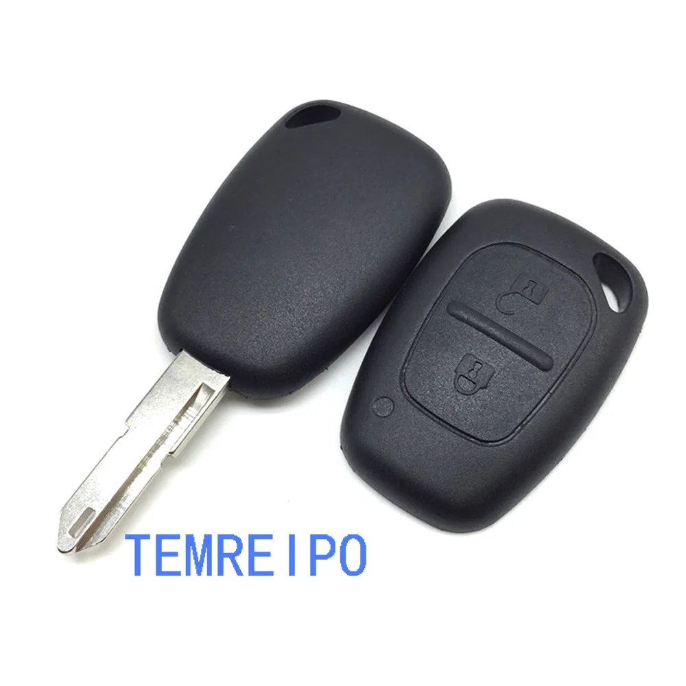 Заготовки для автомобильного ключа 20 шт./лот Renault 2 кнопки корпус дистанционного