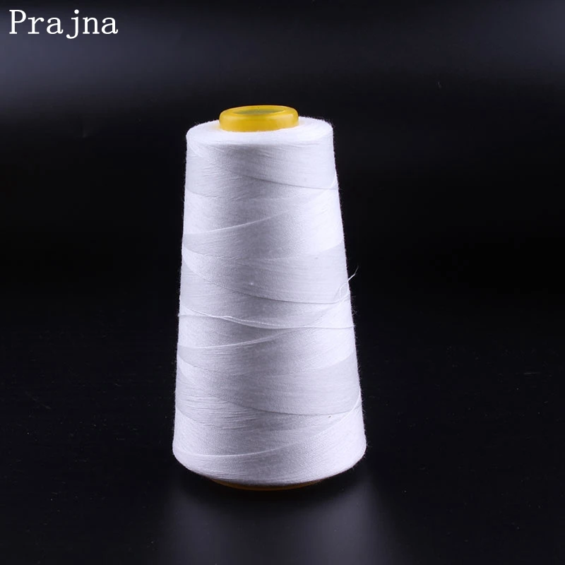 Prajna White Sewing Thread 3000 Y Industrial Machine 40S/4 Threads Accessories | Дом и сад