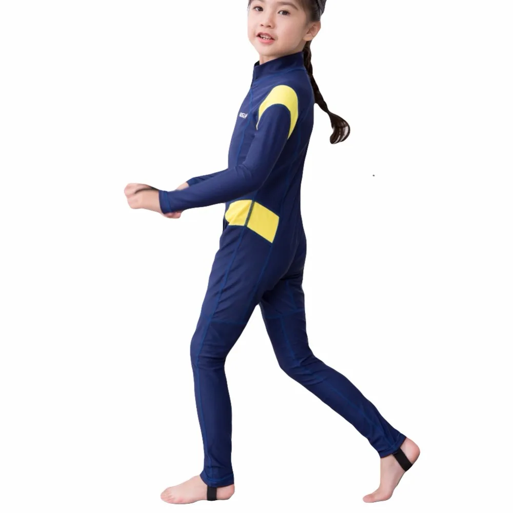 

1 PC 0.5mm Children Wetsuits Rash Guards Kids Swim Diving Sportswear Suits Girl Boy Uv Protection Full Body Long Sleeve Swimsuit