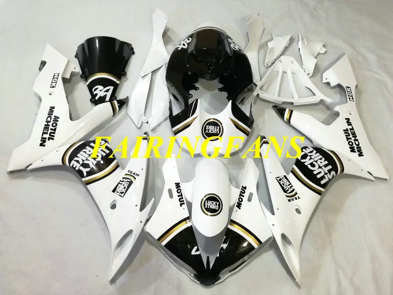 Комплект обтекателей под давлением для YAMAHA YZFR1 04 05 06 YZF R1 2004 2005 2006 БЕЛЫЙ обтекатель