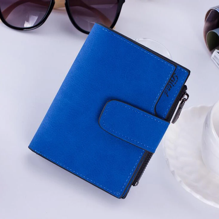 Женские кошельки из искусственной кожи брендовый дизайн Дамские с застежкой