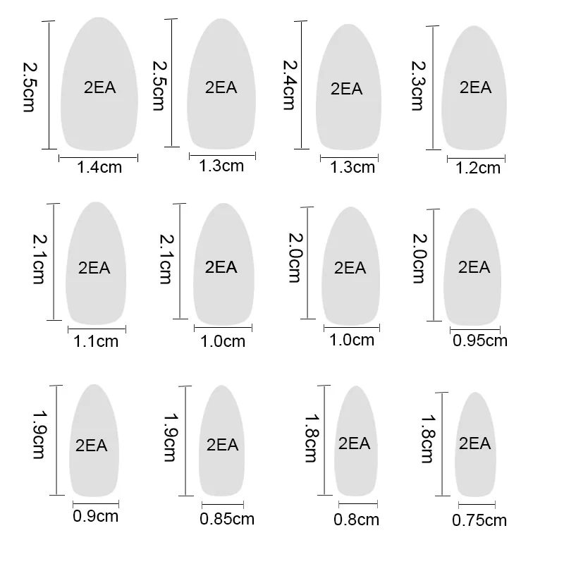 ROSALIND  Fake Nails Matte False nail 24pcs Detachable tips for Nail Extension  Manicure Art press on Fake False Nails