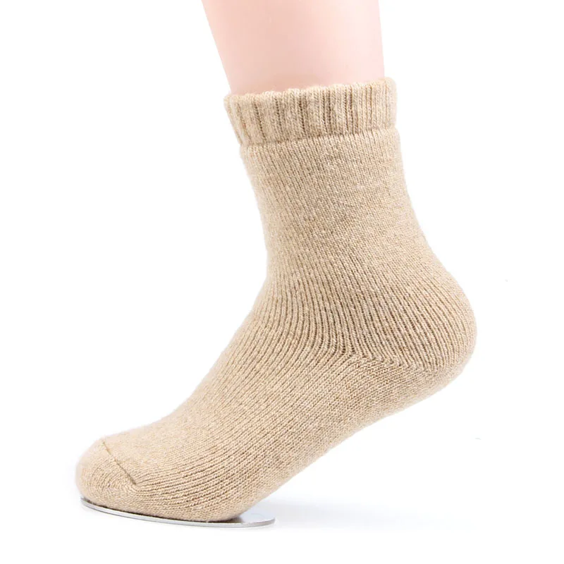 1 пара женские толстые теплые носки из шерсти и кашемира повседневные зимние