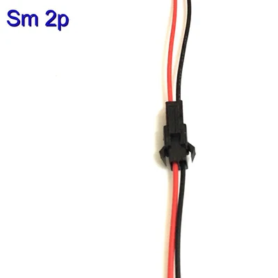 Sm 2Pin 3Pin 4Pin Электрический автомобильный разъем провода пластиковый кабельный разъем для батареи eBike 2p 3p 4p блок питания адаптер для проводки 10 см - Цвет: 2P 10cm