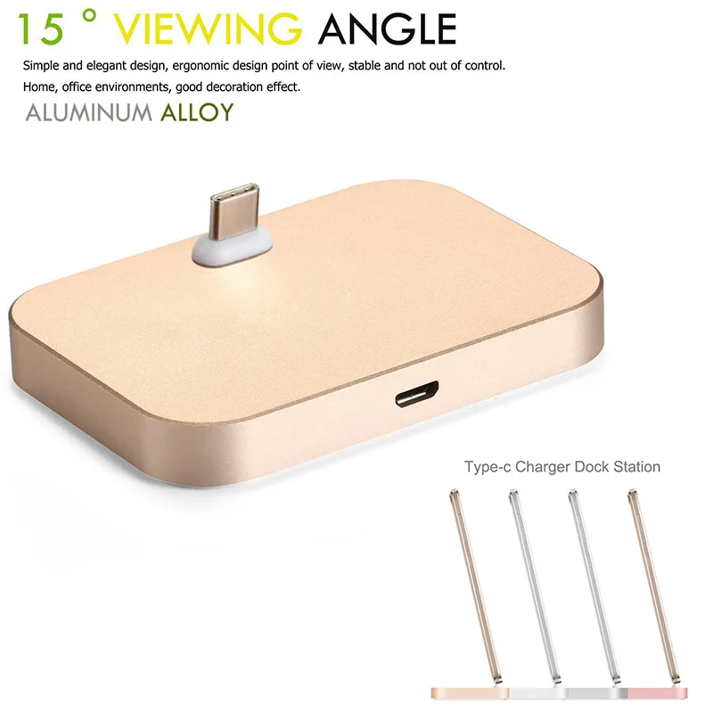 Тип C Зарядное устройство Док станция USB зарядки передачи и синхронизации c