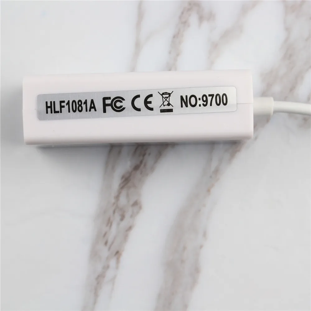 Сетевой адаптер USB 2 0 к RJ45 LAN для Apple Book Air ноутбука ПК новый 1 x USB-адаптер + Драйвер mini