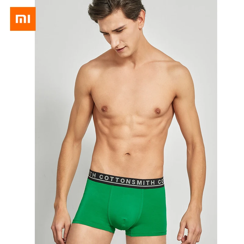 Новые Xiaomi Mijia YouPin хлопок Смит Модальные удобные боксеры трусы тройной цвет на выбор для модных мужчин