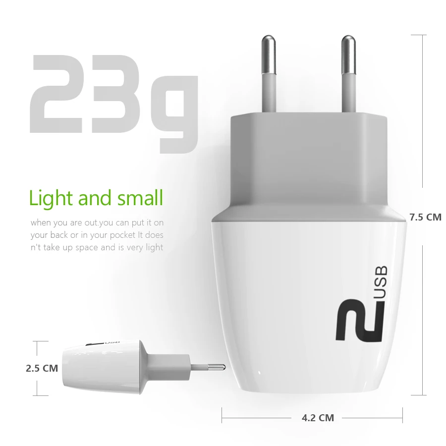 Быстрая зарядка USB для мобильного телефона 5 0 в а зарядное устройство EU Qualcomm QC3.0