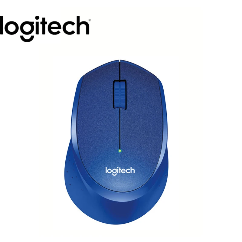 logitech M330 бесшумный 2-полосная ролик Беспроводной Мышь с USB Нет приемник Поддержка официальный Тесты для Windows10/8/7/vista и Mac OS - Цвет: BLUE