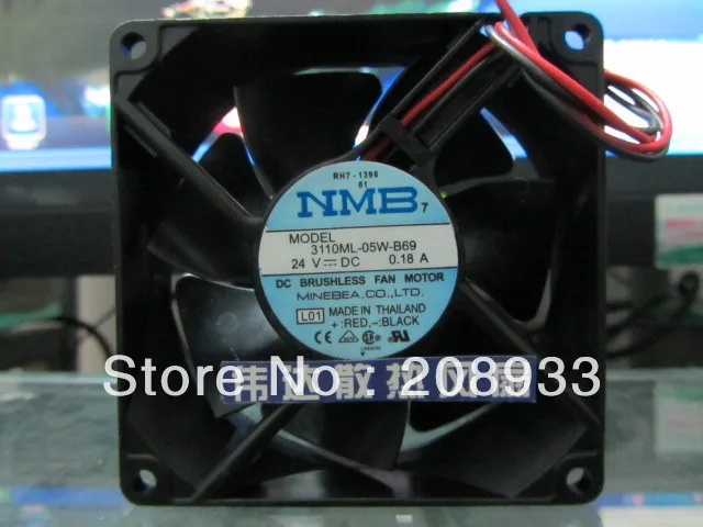 Для NMB 8025 DC 24V 0.18A 3110ML 05W B69|nmb| |
