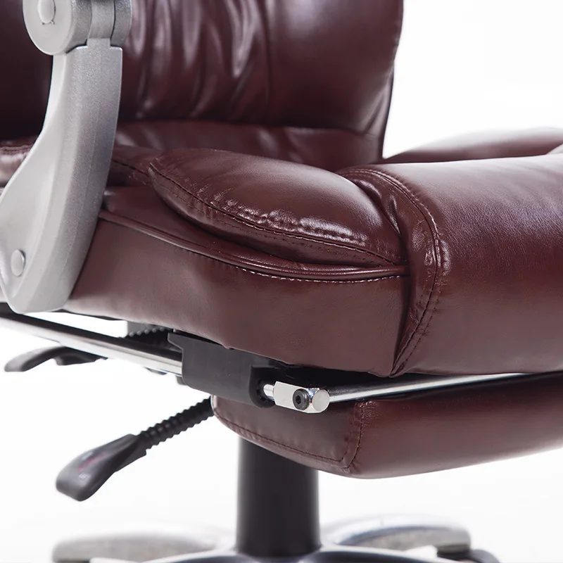 Качественное кресло руководителя откидное сиденье из мягкой искусственной кожи