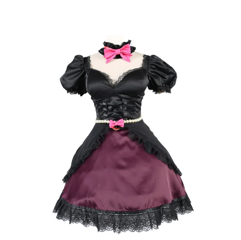 Новинка 2019 года Лидер продаж DVA Song Hana CosBlack cat Skin одежда для косплея Рождественский