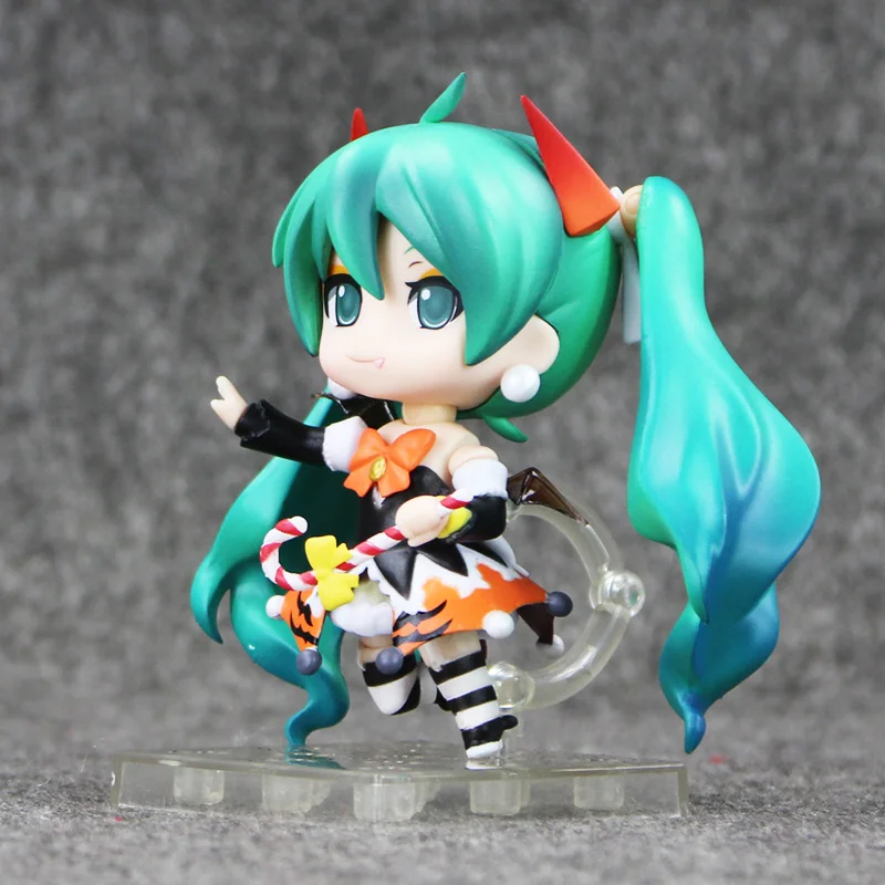 4 ''10 см Nendoroid Хацунэ Мику Хэллоуин Ver 448 ПВХ фигурка Модель Коллекция игрушек Хацунэ Мику фигурка