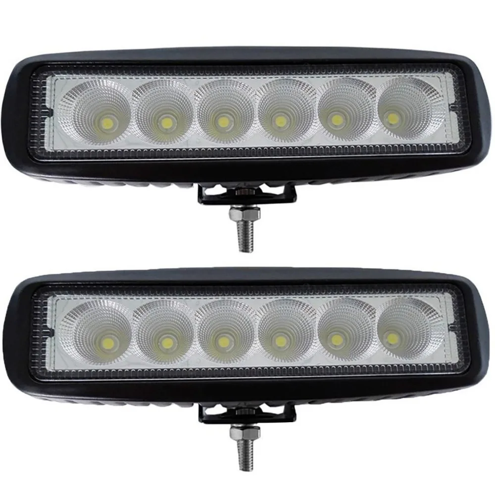 

6.3inch 18W Work Light Off-Road LED Light Lamp Spotlight 9-60V Bar Bright for Driving Boat Car Tractor Truck 4x4 SUV ATV