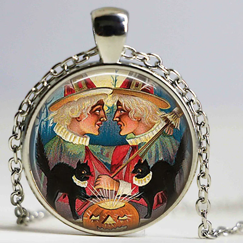 Хэллоуин злой ожерелье с ведьмой тыквы для привлекательных украшения ведьмы Love