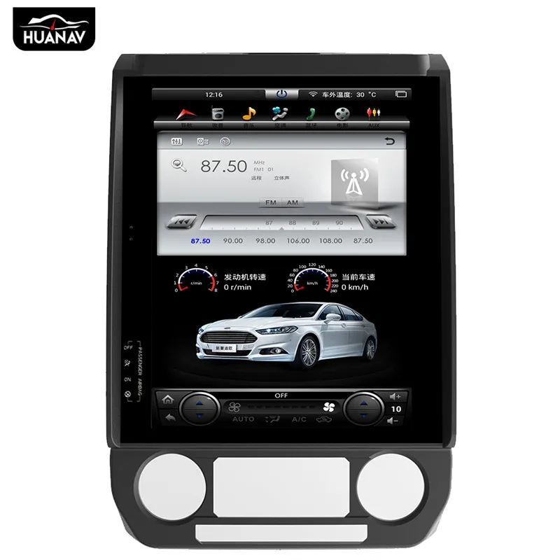 Android Tesla стиль автомобильный dvd-плеер gps навигация для Ford F150- Автомагнитола мультимедийная лента рекордер головное устройство