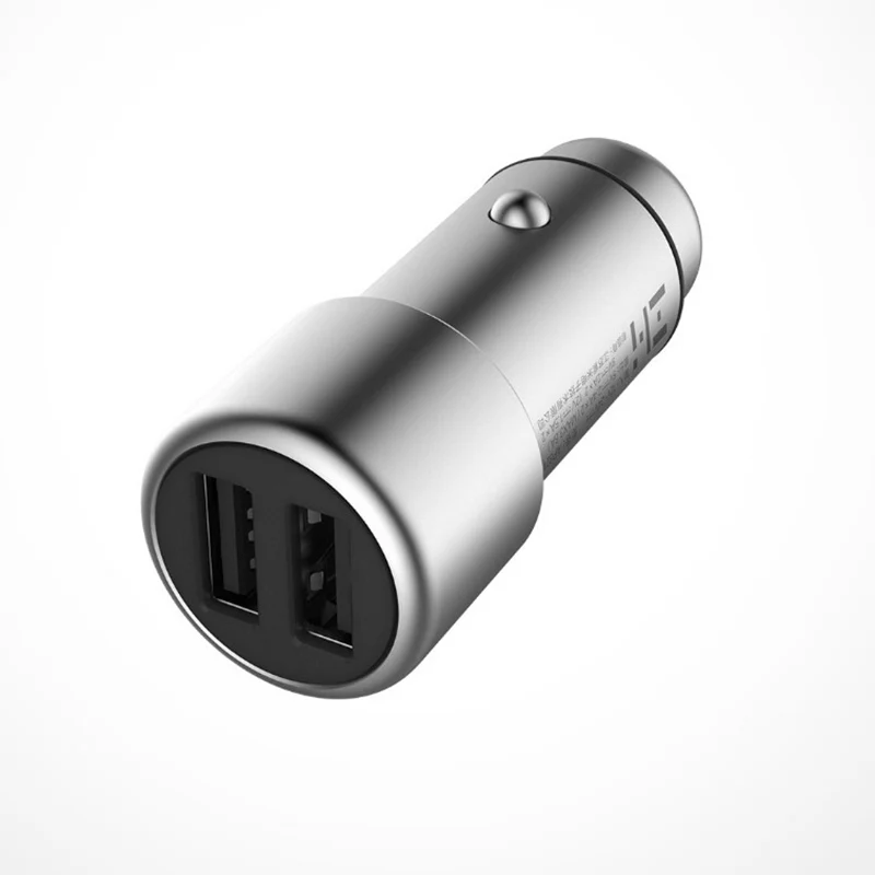 Автомобильное зарядное устройство Youpin ZMI с кабелем 3 в 1 двойной USB QC 0 быстрая