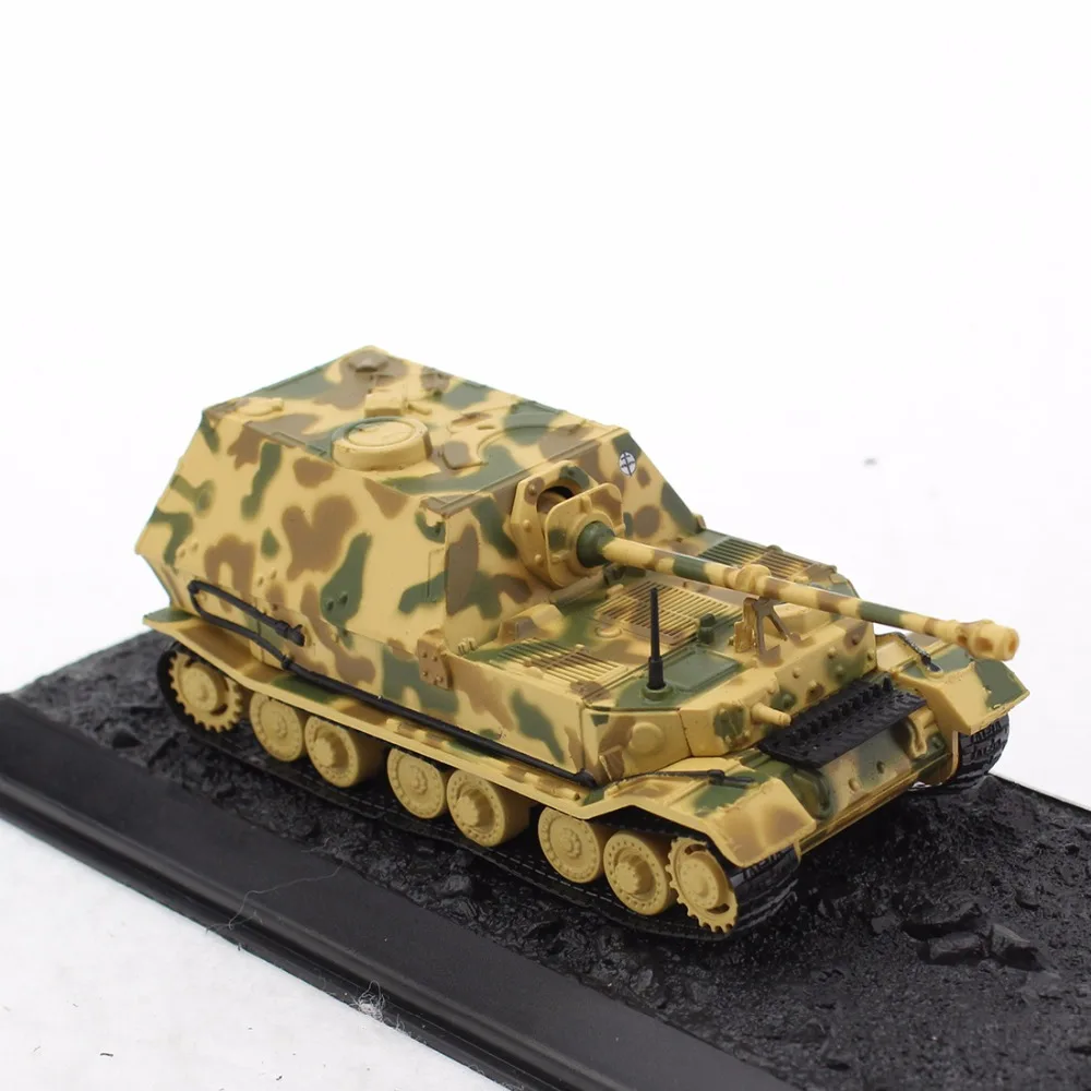 1: 72 Масштаб Sd. Kfz.184 Elefant-1944 Германии PANZERHAUBITZE 2000-2002, война в Африке литая игрушка модель танк