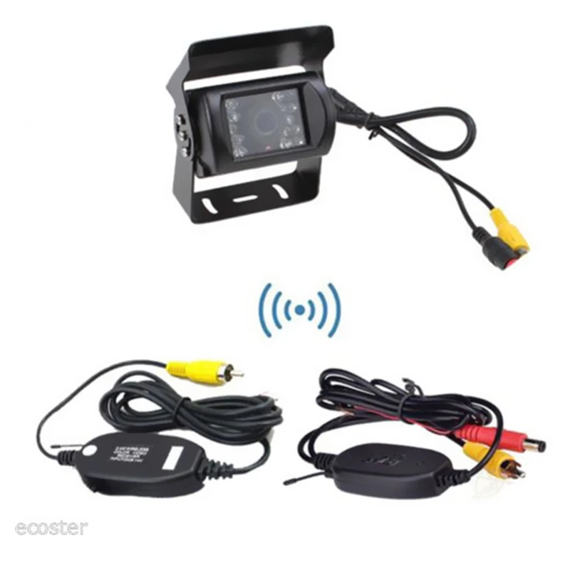 

12V Universal Car IR Rear View Wireless Backup Camera Kit + 7 inch LCD Monitor