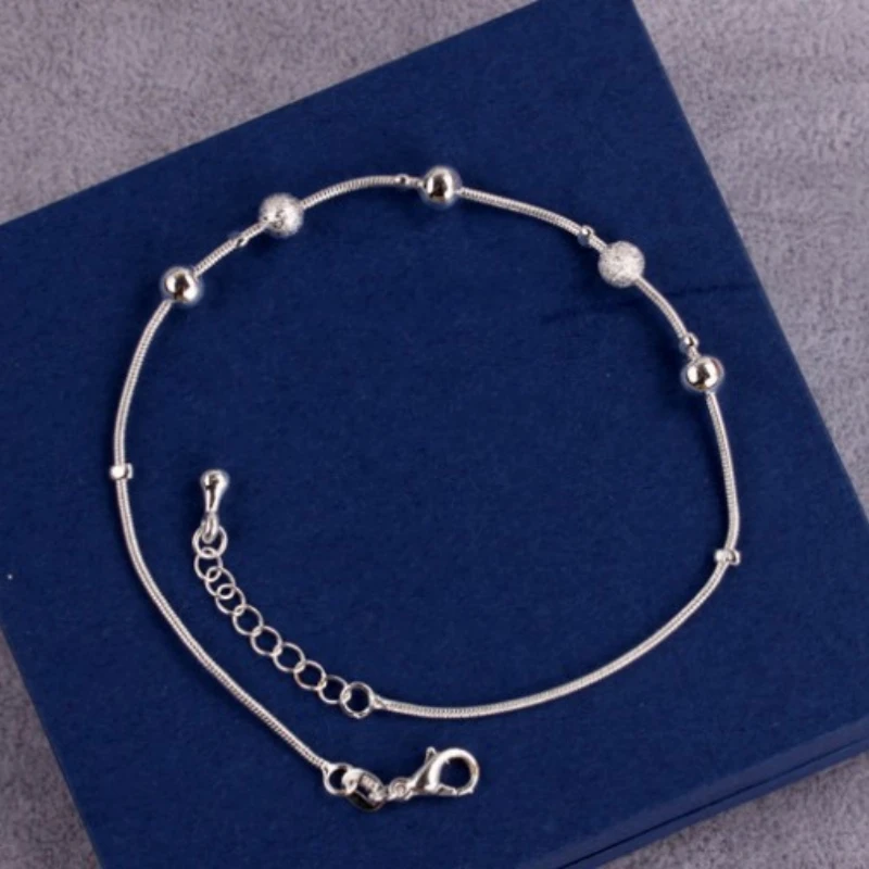 Богемные бусы браслет подвеска на ногу Beach Jewelry Браслеты посеребренные браслеты