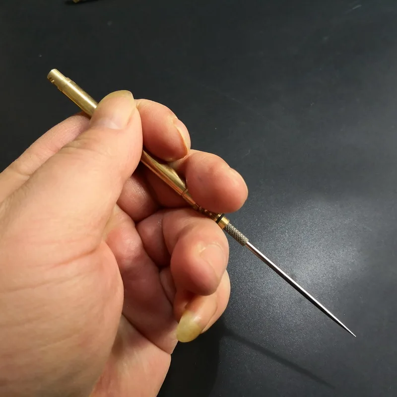 Титановая тактическая зубочистка ушной пинцет латунная трубка