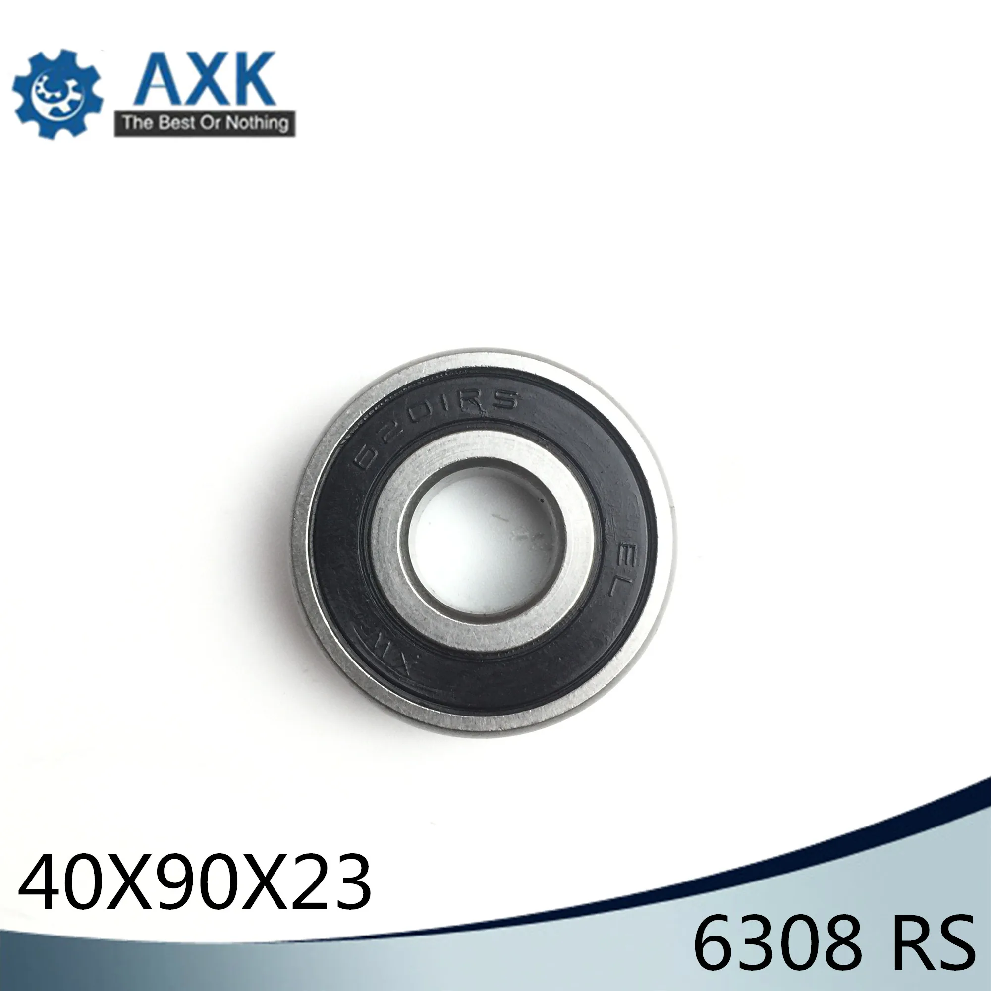 6308RS подшипник ABEC 3 (1 шт) 40*90*23 мм шайбовый с глубоким 6308 2RS упорные шариковые