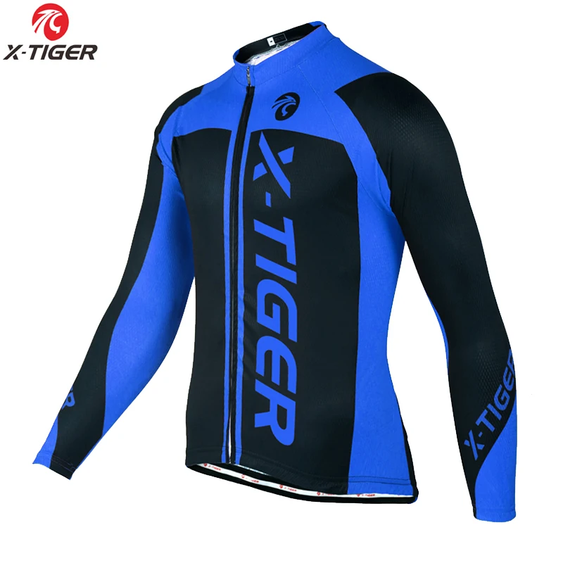 Winter Bike Jerseys X-Tiger зимняя одежда для велоспорта, одежда для горного велосипеда, Майо Ropa Ciclismo Invierno, термо флисовая одежда для горного велосипеда, Джерси для велоспорта - Цвет: Winter Bike Jerseys