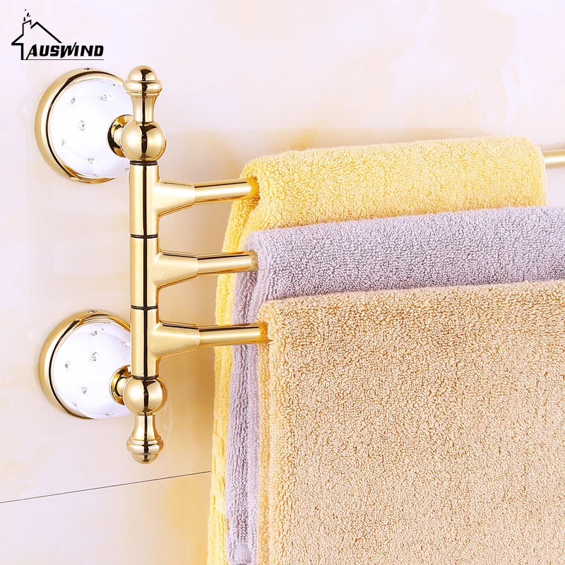 Позолоченная керамическая основа 3/4 полотенце для рук стержень полотенец четыре