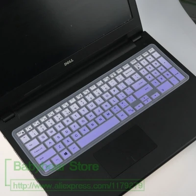 fadepurple Силиконовый чехол для нового Alienware M15 M17 версия i5-8300H i7-8750H игрового ноутбука 15 17 дюймов ноутбук Клавиатура Защитная крышка - Цвет: fadepurple